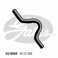 Heater Hose GATES 02-0040 for HOLDEN BARINA ML 1.3L SUZUKI SWIFT AA 1.3L FWD PETROL