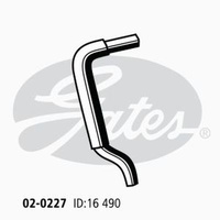 Heater Hose Gates 02-0227 for Toyota Cressida MX73 2.8L Paseo EL44 EL54 1.5L Petrol