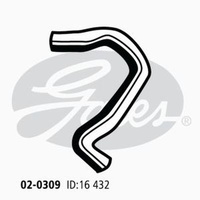 Heater Hose GATES 02-0309 for MAZDA B-SERIE BRAVO UF 2L 2.2L RWD PETROL