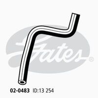 Heater Hose Gates 02-0483 for Holden Jackaroo 3.2l Petrol 6VD1