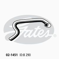 Heater Hose Gates 02-1451 for Toyota Cressida MX83 3L 1988-1993 Petrol