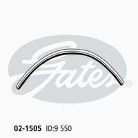 Heater Hose Gates 02-1505 for FORD TERRITORY FPV F6X 4L PETROL