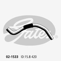 Heater Hose Gates 02-1533 For KIA CERATO 2004-2009 Petrol LD 2L