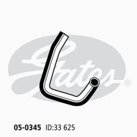 Radiator Hose Lower Gates 05-0345 for NISSAN DATSUN SKYLINE C210 2.4L PETROL