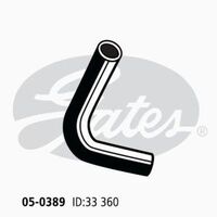 Radiator Hose Lower Gates 05-0389 for MITSUBISHI L 200 EXPRESS 1980-1982 PETROL