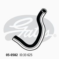 Radiator Hose Lower Gates 05-0582 for MITSUBISHI L200 EXPRESS 2L 1982-1986 PETROL