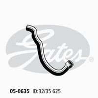 Radiator Hose Upper Gates 05-0635 for LAND ROVER RANGE ROVER 3.5L 1981-1990 PETROL