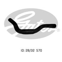 Upper Radiator Hose Gates 05-0770 For MITSUBISHI LANCER 1992-1996 CC 1.5L Petrol