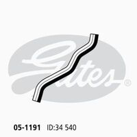 Radiator Hose Lower Gates 05-1191 for NISSAN MAXIMA J30 3L 1990-1995 PETROL