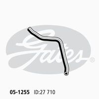 Radiator Hose Lower Gates 05-1255 for HONDA ACCORD CA 2L 1985-1989 PETROL