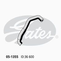 Radiator Hose Lower Gates 05-1355 for DAIHATSU ROCKY 2.8L 1993-1999 DIESEL