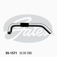 Radiator Hose Upper Gates 05-1571 for Toyota Corolla 1.6L 1991-1994 Petrol