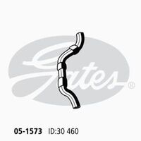 Radiator Hose Upper Gates 05-1573 for Toyota Camry Celica Corona 1985-1993 Petrol