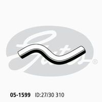 Radiator Hose Upper Gates 05-1599 for Mazda Premacy CP MPV 2.0 Petrol FSDE