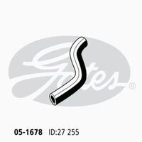 Radiator Hose Lower Gates 05-1678 for  NISSAN/DATSUN SENTRA N13 1.3L 1986-1989