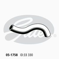 Radiator Hose Upper Gates 05-1758  for HOLDEN ASTRA TS ZAFIRA 2.2L 2000-2006 PETROL