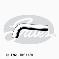 Radiator Hose Lower Rad to crossover pipe Gates 05-1761 for Holden Calais VX Sedan V8 5.7 Petrol LS1