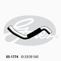 Radiator Hose Lower to 08/06 Gates 05-1774 for Nissan Patrol TY61, GU, Y61 C/Chassis D 4x4 3.0 Diesel-Ti ZD30DDTi