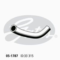 Radiator Hose Upper Top Gates 05-1787 For MAZDA Bravo FORD Courier