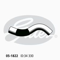 Radiator Hose Upper Gates 05-1822 for Mitsubishi L300 Starwagon SF,SG,SH,SJ,WA Busi (P00W, P03W, P13W) 2.0 Petrol 4G63 (SOHC 16V)