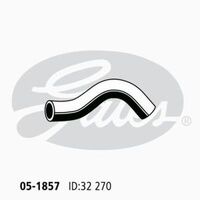 Radiator Hose Upper Gates 05-1857 For DAEWOO