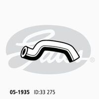 Radiator Hose Upper Gates 05-0035 for Mazda B1600 Toyota Corona