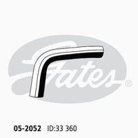 Radiator Hose Upper Gates 05-2052 for HOLDEN VIVA JF 1.8L 2005-2009 PETROL