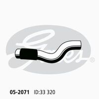 Radiator Hose Upper Gates 05-2071 For Toyota