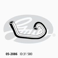 Radiator Hose Lower -09/05 on Gates 05-2086 for Ford Focus LV Sedan 2.0 Petrol A0DA