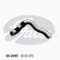 Radiator Hose Lower Gates 05-2095 for Toyota Cressida MX83 3L 1988-1993 Petrol