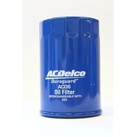 Oil Filter AC06 AcDelco For Volkswagen Beetle 9C1, 1C1 Hatchback 1.6LTP - BFS,AYD