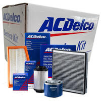 Service Filter Kit Oil Air Fuel Cabin ACK8 AcDelco For Ford Ranger PX Ute TDdi 3.2LTD - P5AT