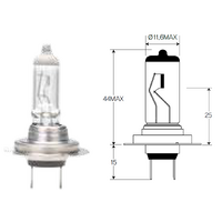 Globe H7 Headlamp 12V 55W Longlife ACH7LL AcDelco For Volkswagen Transporter 7HA, 7HH, 7EA, 7EH Van 1.9 TDI 1.9LTD - BRR