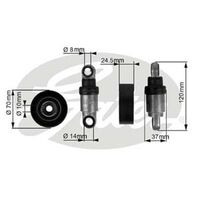 Tensioner Gates 38242