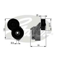 Tensioner Gates 38430