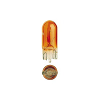 12V 5W Amber T10 Wedge Bl (2) Narva 47510BL