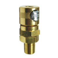 SP Tools JameC Style 1/4 Male Thread Coupler Carded A105-11C