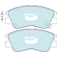 Brake Pads 4WD/SUV Front Bendix DB11134WD for Mitsubishi Express SF SG SH SJ WA Van i 2.4LTP 4G64 (16V)