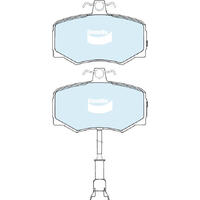 Bendix DB1225 General CT Disc Pad Set