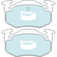 Brake Pads General CT Bendix DB1301GCT for Peugeot 206 2D CC 1.6LTP TU5JP4