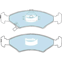 Brake Disc Pad Set  Bendix DB1335 GCT For KIA Mentor Spectra MAZDA 121 Metro