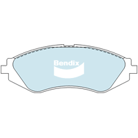 Brake Disc Pad Set Front Bendix DB1347 GCT For DAEWOO HOLDEN CIELO LANOS NUBIRA VIVA