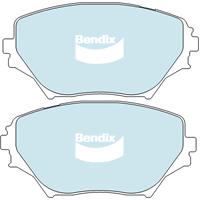 Brake Disc Pad Set Front Bendix DB1432 GCT For Toyota Rav 4 ACA20 ACA22