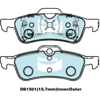 Brake Disc Pad Set  Bendix DB1501 Ult