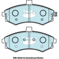 Brake Pads General CT Bendix DB1504GCT for Hyundai Tiburon GK Coupe 2.0LTP G4GC G