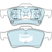 Brake Pads General CT Bendix DB1665GCT for Holden Vectra ZC Hatchback i 3.2LTP Z 32 SE