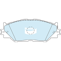 Brake Disc Pad Set Front Bendix DB1852 GCT For Lexus IS GSE20 250 350