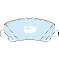 Brake Disc Pad Set Front Bendix DB1913 GCT For Toyota AlphaRD Tarago VELLFIRE