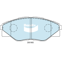 Brake Disc Pad Set Front Bendix DB1985 4WD For Toyota Hilux GGN15 HUN16 TGN16