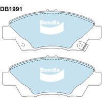 Brake Disc Pad Set  Bendix DB1991 GCT For HONDA CITY 1.5L CR-Z  1.5L INSIGHT 1.3L JAZZ 1.5L